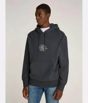 Толстовка мужская Calvin Klein Jeans свободного кроя с монограммо, черный