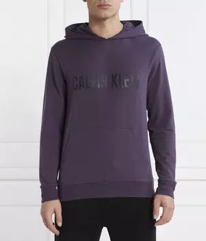 Толстовка мужская Calvin Klein Underwear с надписью на груди, фиолетовый