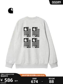 Толстовка мужская Carhartt WIP полосатая, синий