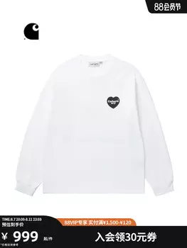 Толстовка мужская Carhartt WIP с цветочным узором, черный