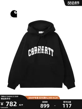 Толстовка мужская Carhartt WIP с логотипом и нашивкой, серый