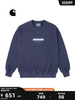 Толстовка мужская Carhartt WIP с рисунком, темно-синий