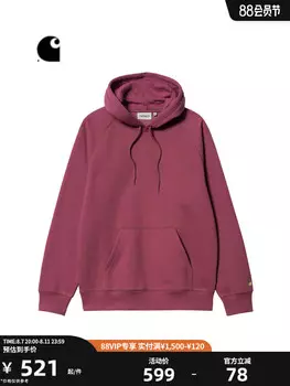 Толстовка мужская Carhartt WIP с вышитым логотипом, голубой