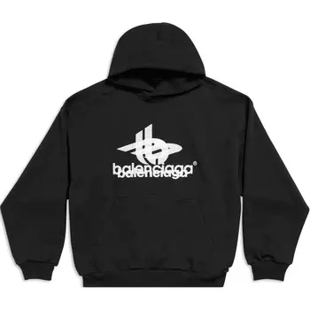 Толстовка мужская черная Balenciaga, черный