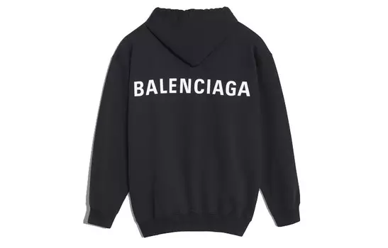 Толстовка мужская черная Balenciaga, черный