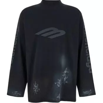 Толстовка мужская черная Balenciaga, черный