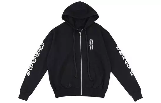 Толстовка мужская черная Chrome Hearts, черный