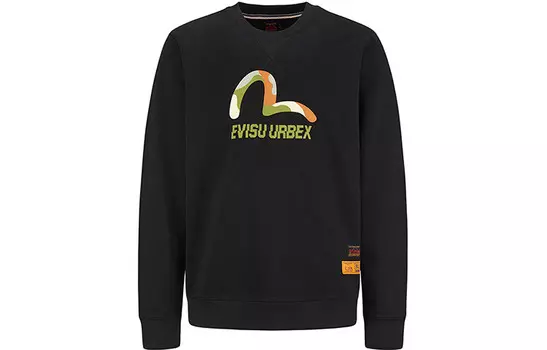 Толстовка мужская черная Evisu, черный