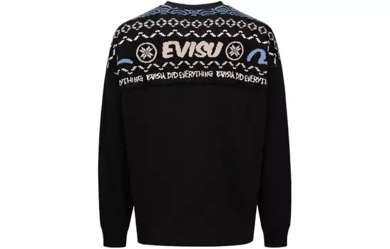 Толстовка мужская черная Evisu, черный