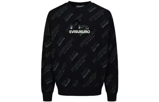 Толстовка мужская черная Evisu, черный