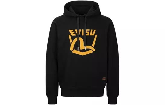 Толстовка мужская черная Evisu, черный