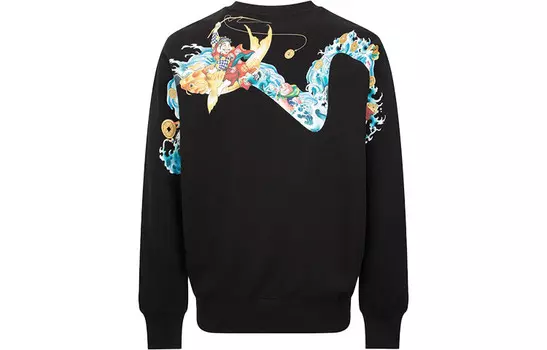 Толстовка мужская черная Evisu, черный