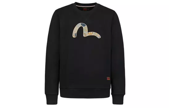 Толстовка мужская черная Evisu, черный