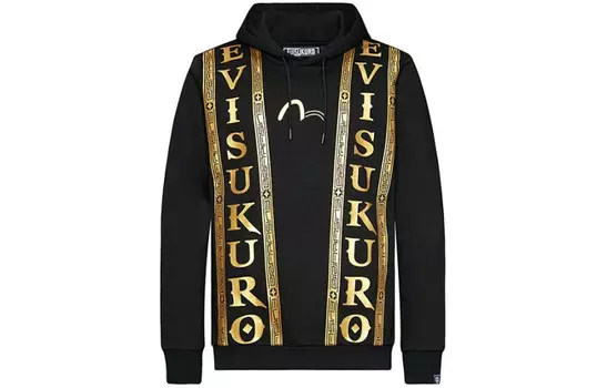 Толстовка мужская черная Evisu, черный