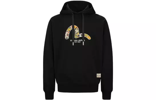 Толстовка мужская черная Evisu, черный