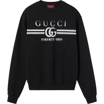 Толстовка мужская черная Gucci, черный