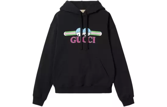 Толстовка мужская черная Gucci, черный