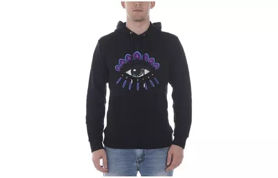 Толстовка мужская черная Kenzo, черный