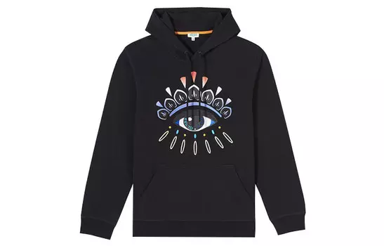 Толстовка мужская черная Kenzo, черный