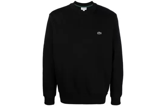 Толстовка мужская черная Lacoste, черный