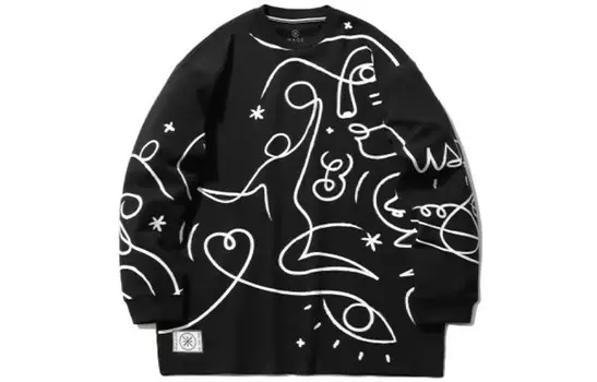 Толстовка мужская черная Lining, черный
