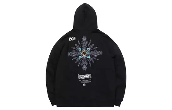 Толстовка мужская черная Lining, черный