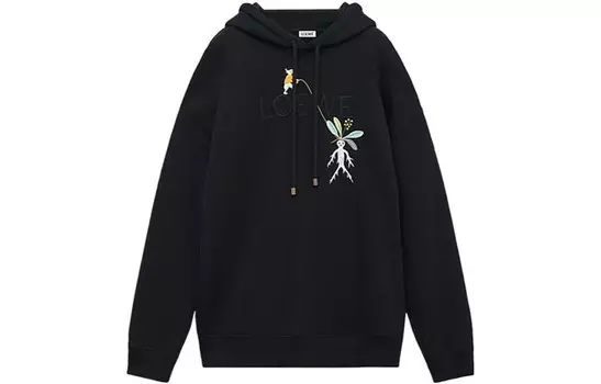 Толстовка мужская черная Loewe, черный