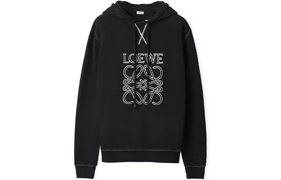 Толстовка мужская черная Loewe, черный