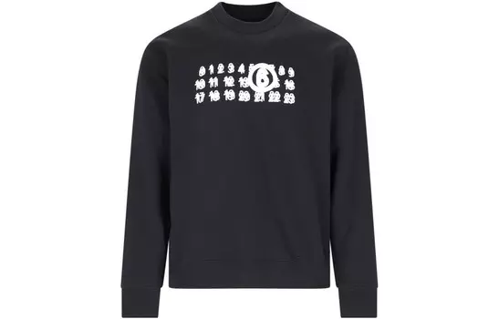Толстовка мужская черная Mm6 Maison Margiela, черный