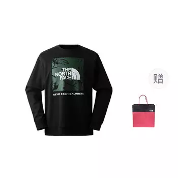 Толстовка мужская черная подарочная сумка The North Face, черный