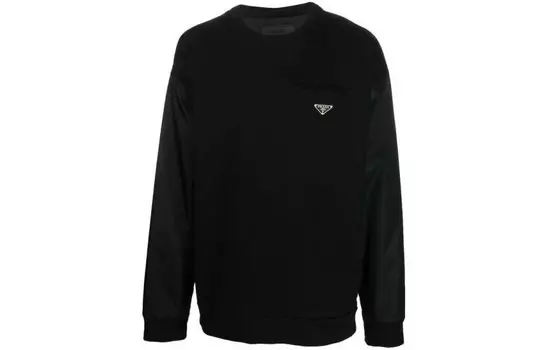 Толстовка мужская черная Prada, черный