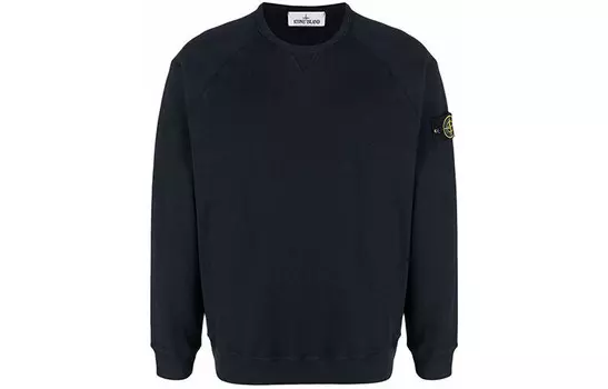 Толстовка мужская черная Stone Island, черный