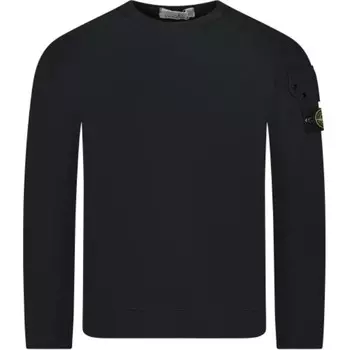 Толстовка мужская черная Stone Island, черный