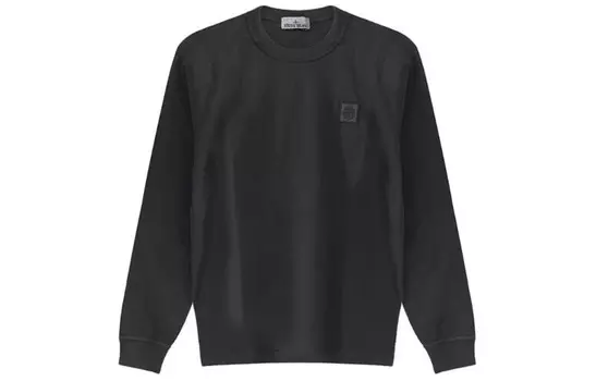 Толстовка мужская черная Stone Island, черный