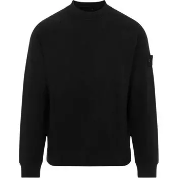 Толстовка мужская черная Stone Island, черный