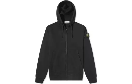 Толстовка мужская черная Stone Island, черный
