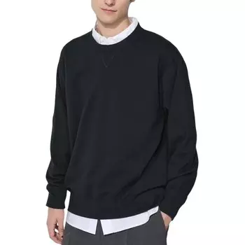 Толстовка мужская черная Uniqlo, черный