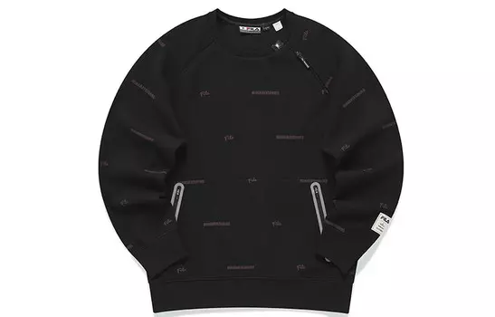 Толстовка мужская, цвет черный как смоль Fila, черный