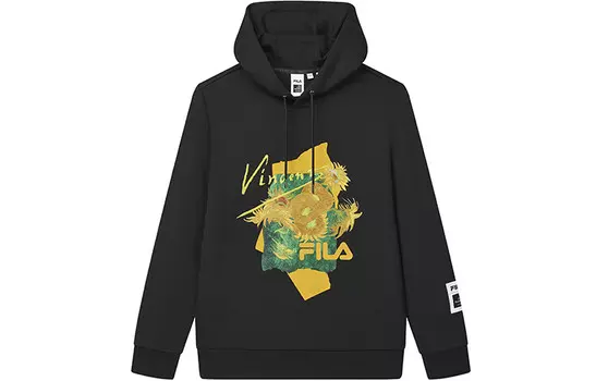 Толстовка мужская, цвет черный как смоль Fila, черный