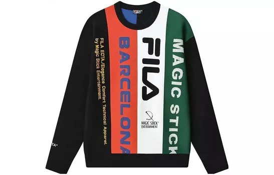 Толстовка мужская, цвет черный как смоль Fila, черный
