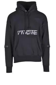 Толстовка мужская Diesel с принтом, черный