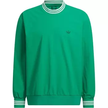Толстовка мужская дымчато-зеленая Adidas Originals, зеленый