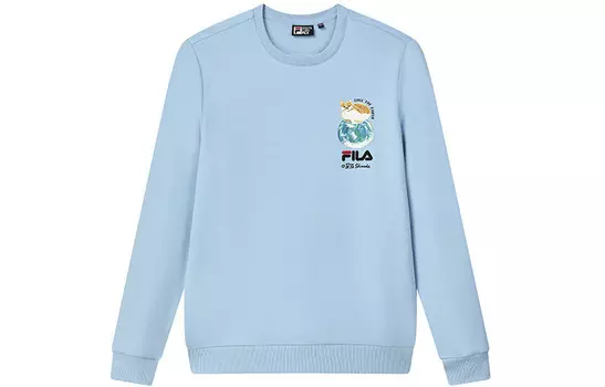 Толстовка мужская джинсовая синяя Fila, синий