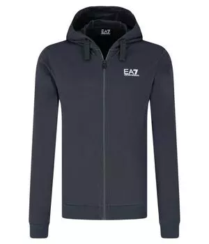 Толстовка мужская Ea7 на молнии, синий