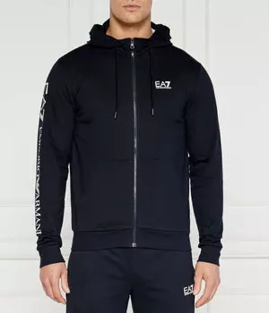 Толстовка мужская Ea7 на молнии, синий