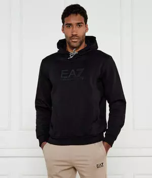 Толстовка мужская Ea7 Regular Fit, черный / серый