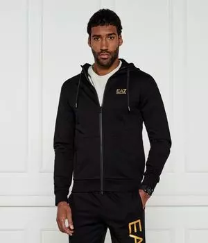 Толстовка мужская Ea7 Regular Fit, черный / золотой