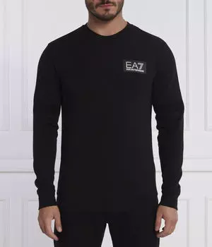 Толстовка мужская Ea7 с круглым вырезом, черный