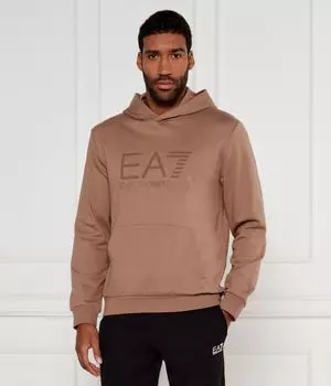Толстовка мужская Ea7 с логотипом, бежевый