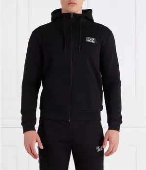 Толстовка мужская Ea7 с логотипом, черный